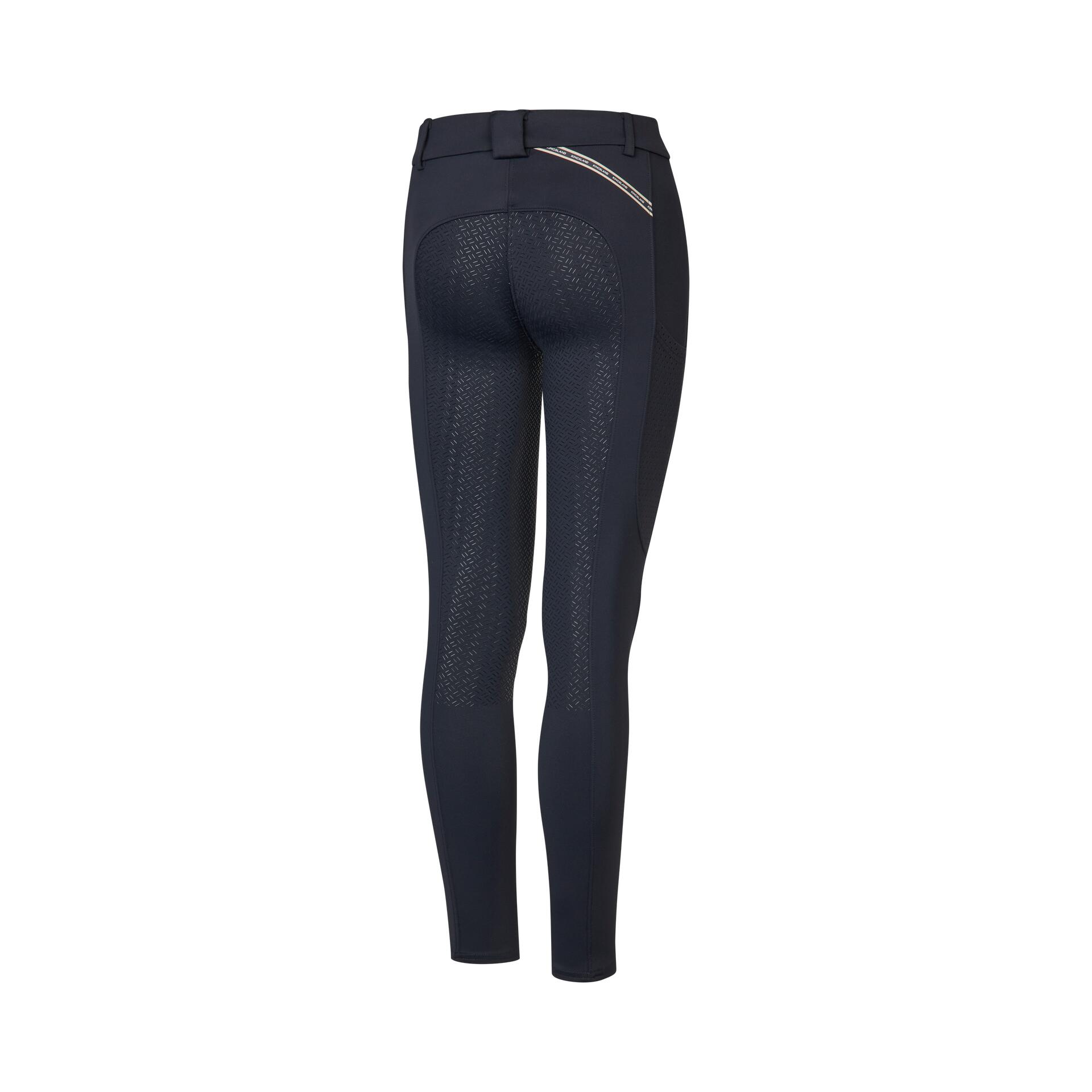 Kingsland Klkayasa Meisjes Full Grip Rijbroek Blauw - 2/2