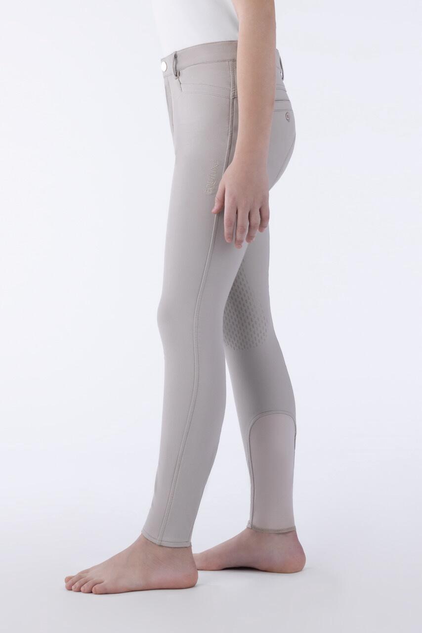 Pantalon équitation avec grip aux genoux enfant Equiline 7/7