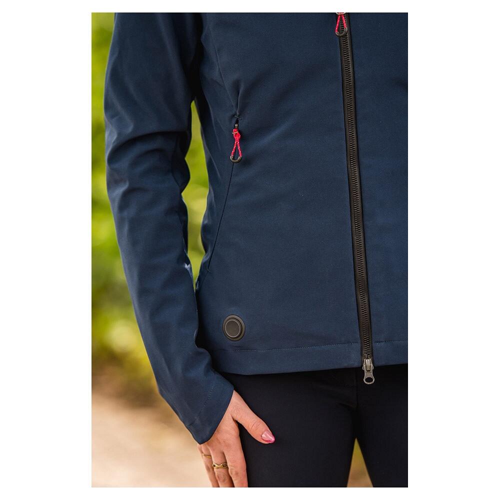 Whis Verwarmde Softshell Coach Jas Blauw 6/7