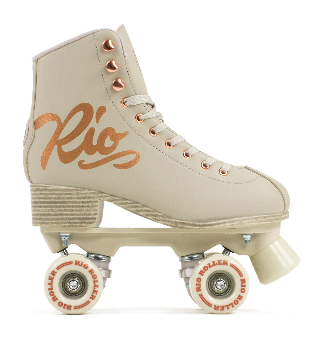 Rose Figure Quad Roller Skates 2/5