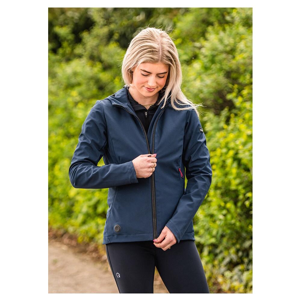 Whis Verwarmde Softshell Coach Jas Blauw 3/7