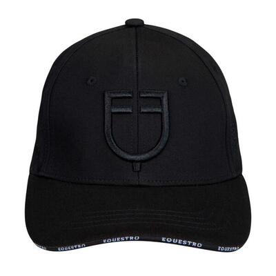 Equestro unisex baseball pet zwart