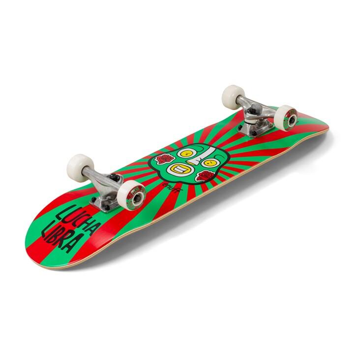 Enuff Lucha 7.25" x 29.5" Rot/Grüne Skateboard 2/3