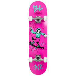 Enuff Skully 7.75 "x31.5" Skateboard rosa / blanco