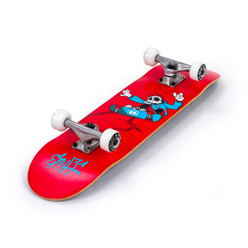 Enuff Skully 7.25 "x29.5" Rojo / blanco Skateboard