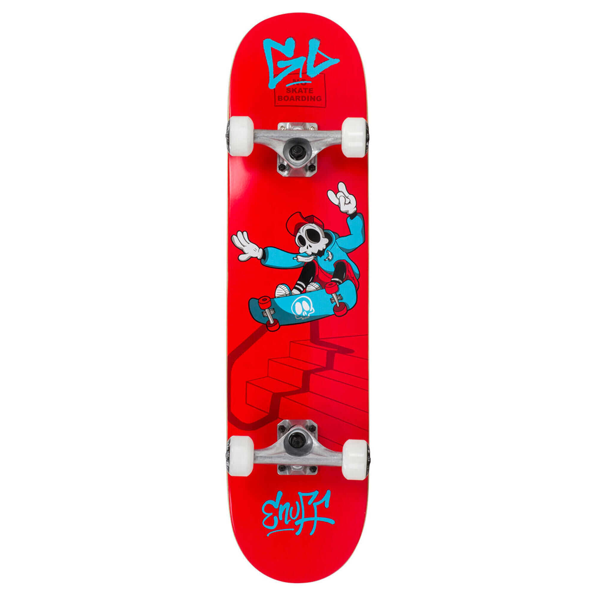 ENUFF SKATEBOARDS Skully Red 7.75inch Complete Skateboard