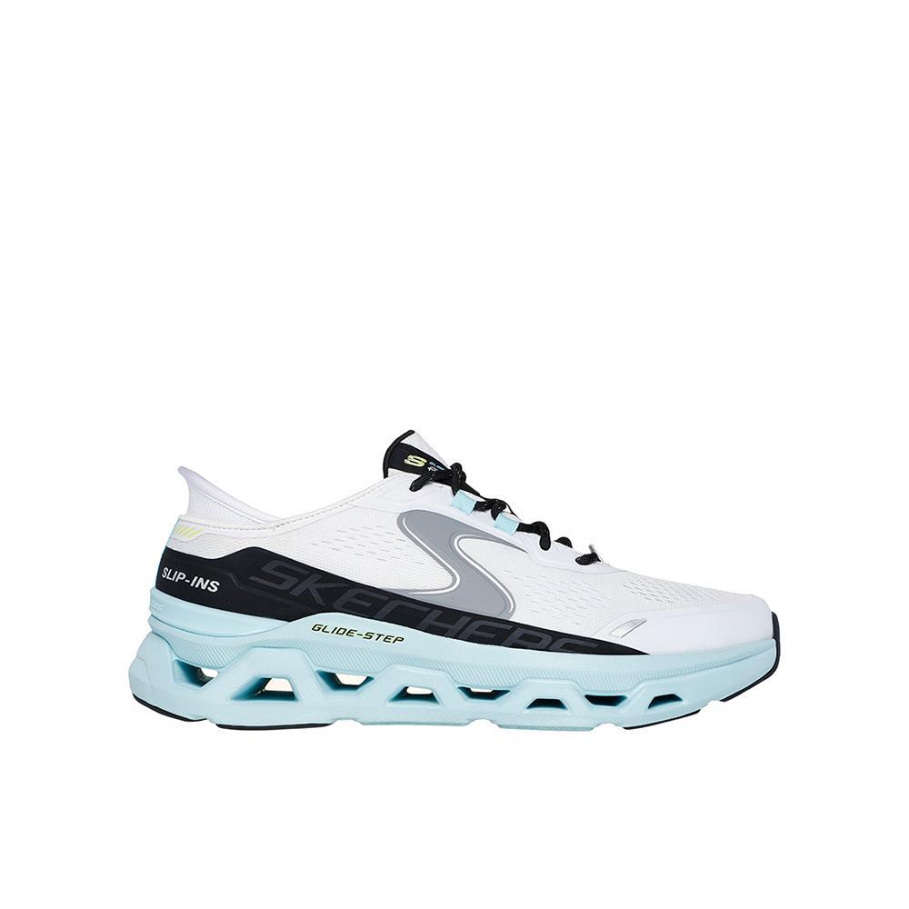 Skechers - Chaussures De Course Skechers Modèle 232921wbl Pour Homme - Chaussures De Sport - Blanc|bleu|gris - Decathlon