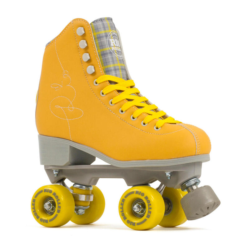 Rolschaatsen Quad Signature Geel