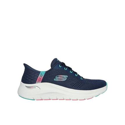 Zapatillas Skechers Mujer Arch Fit 2.0 - Easy Chic Azul Marino