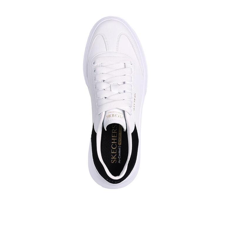 Buty damskie ekoskóra Skechers Cordova białe 185060 WBK
