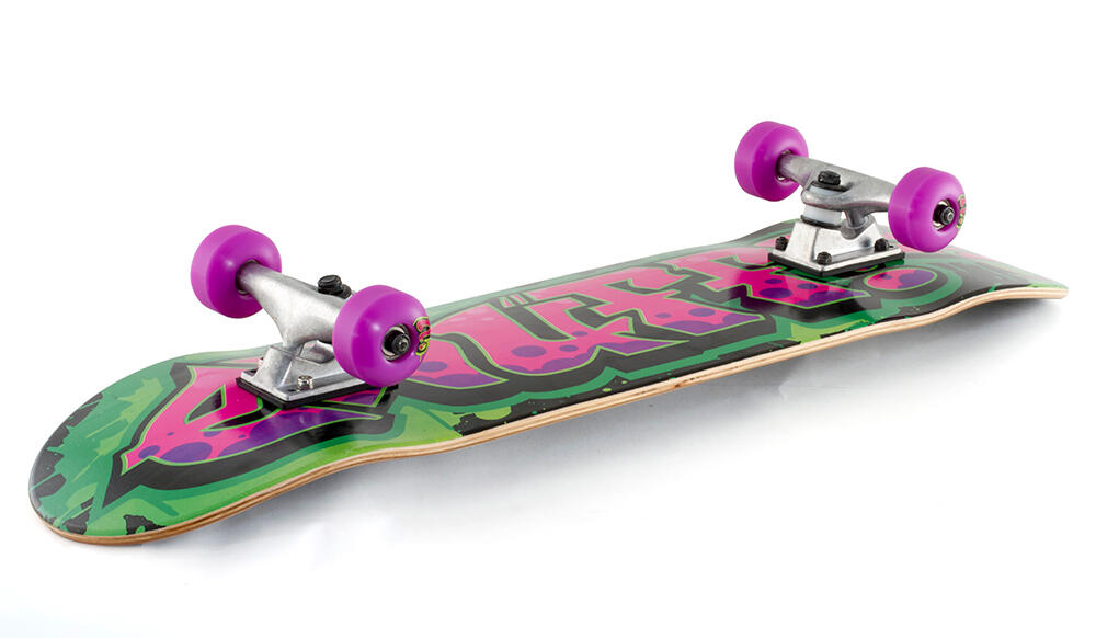 Graffiti II Pink 7.75inch Complete Skateboard 2/3