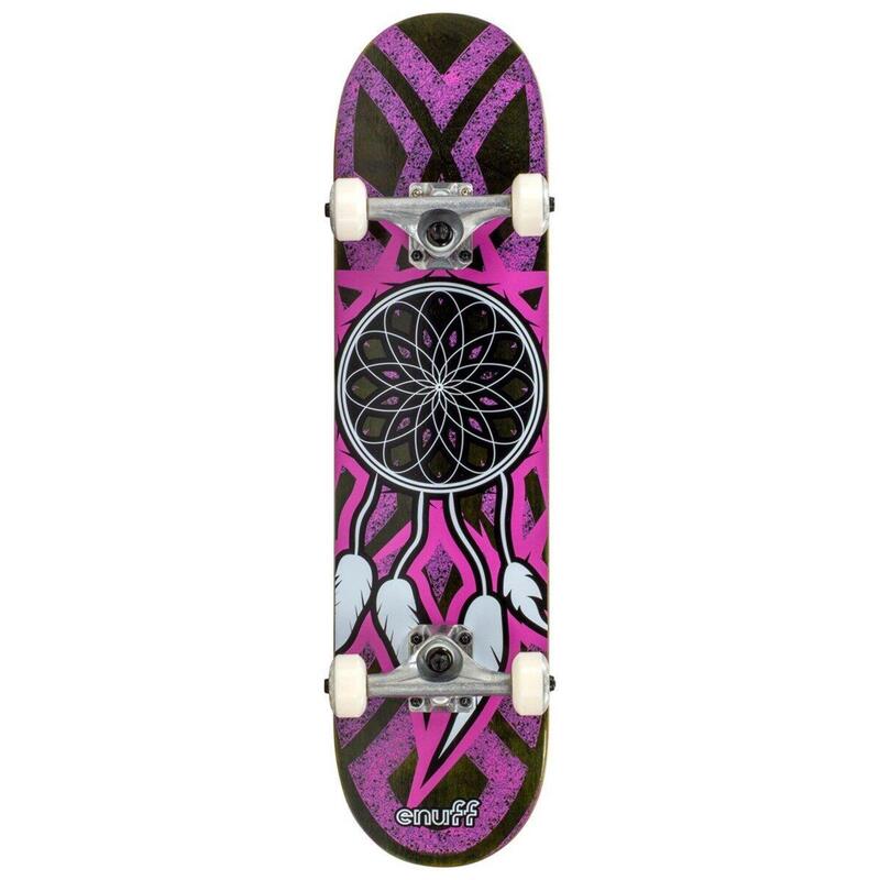 Enuff Dreamcatcher 7.75 "x31.5" gris / rosa Skateboard