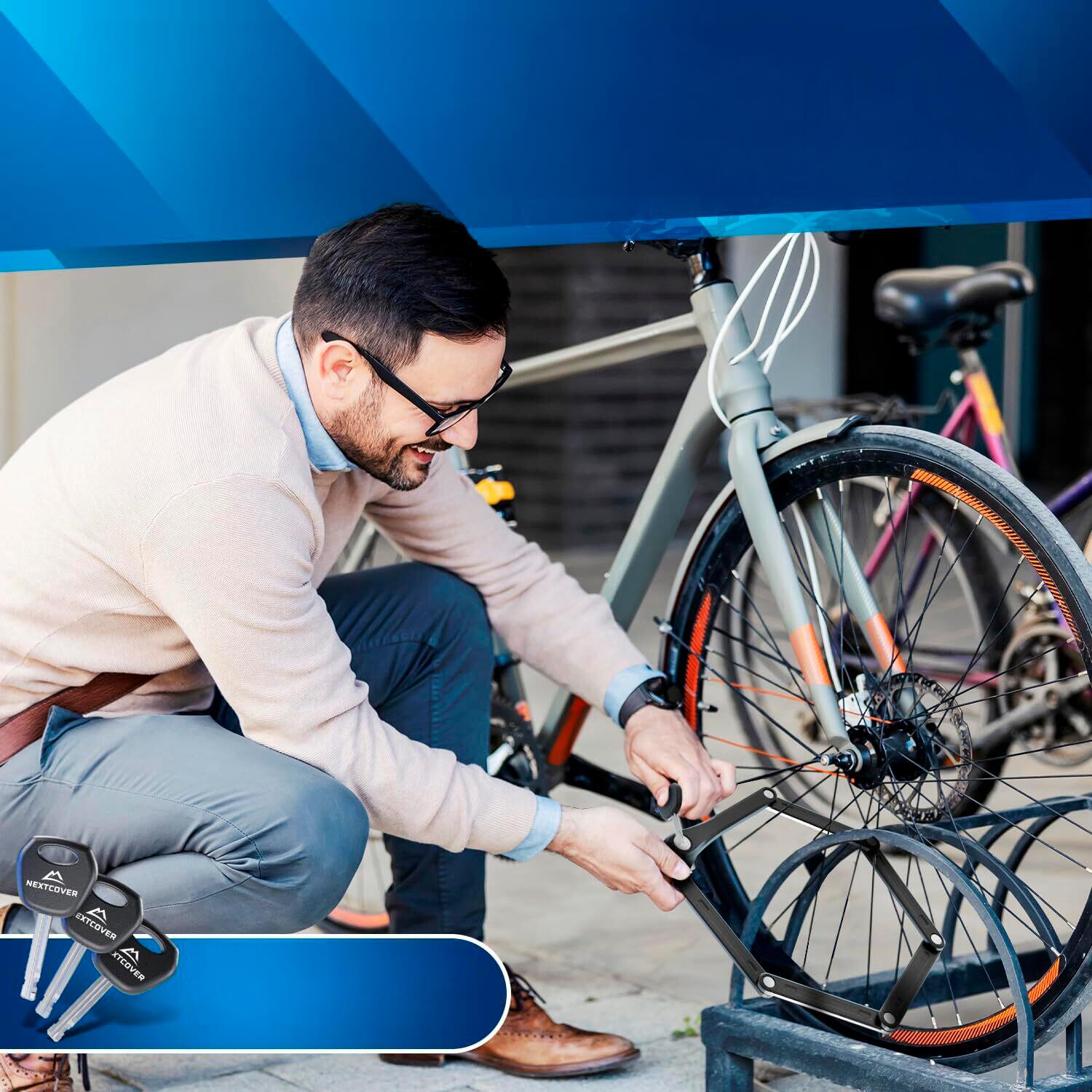 NEXTCOVER® Faltschloss PRO Fahrrad FoldPro - mit SteelSecure-Technologie 7/7