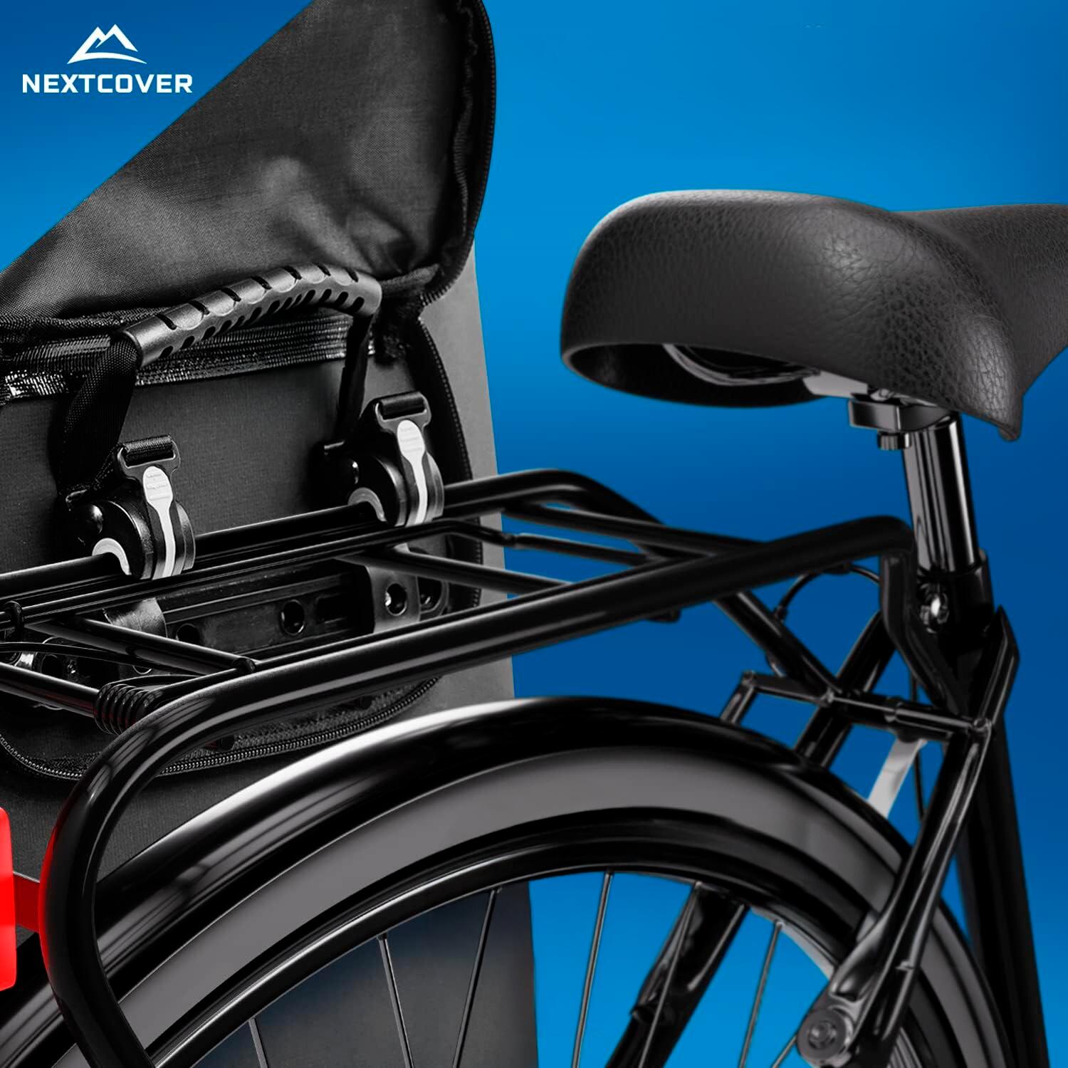 NEXTCOVER NEU 3in1 Fahrradtasche fr Gepcktrger in Schwarz | Decathlon