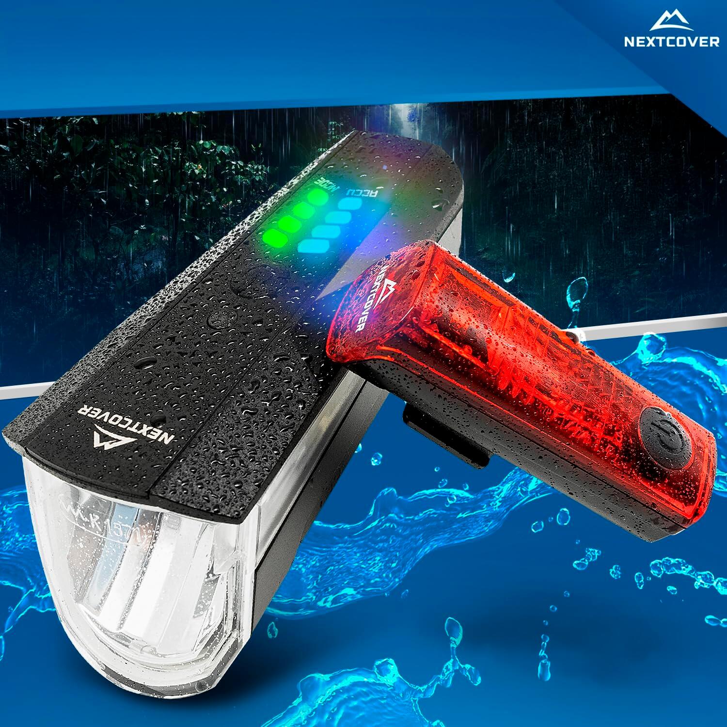 NEXTCOVER® Fahrradlicht Set 4/7
