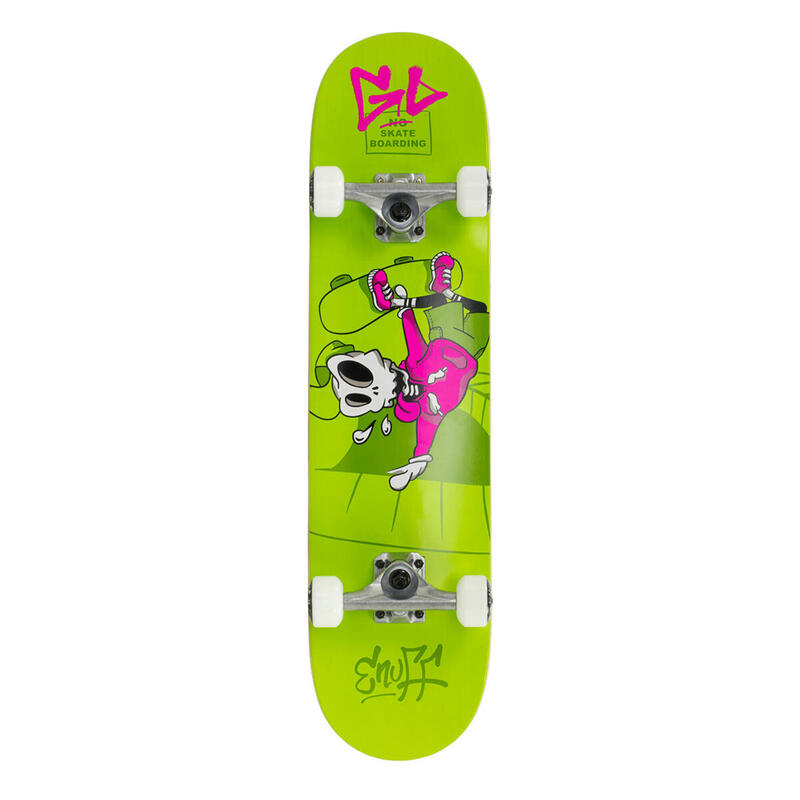 Enuff Skully 7.25 "x29.5" Skateboard Verde / Blanco