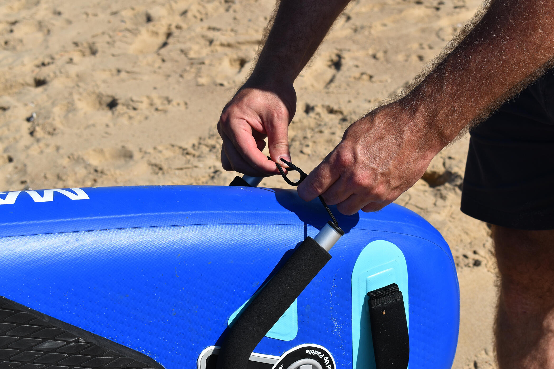 Carrello in alluminio per pagaia - Carrello a forma di U 4/5