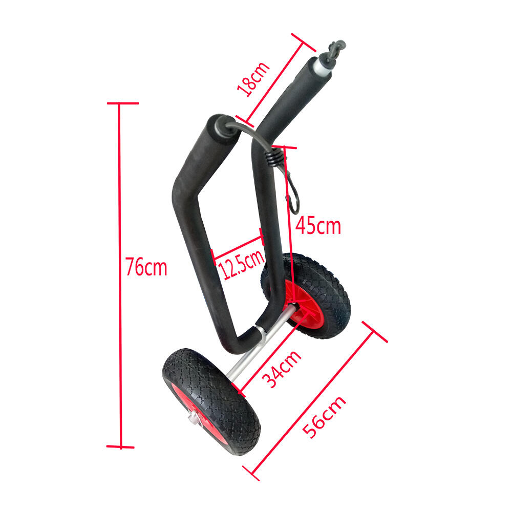 Carrello in alluminio per pagaia - Carrello a forma di U 2/5