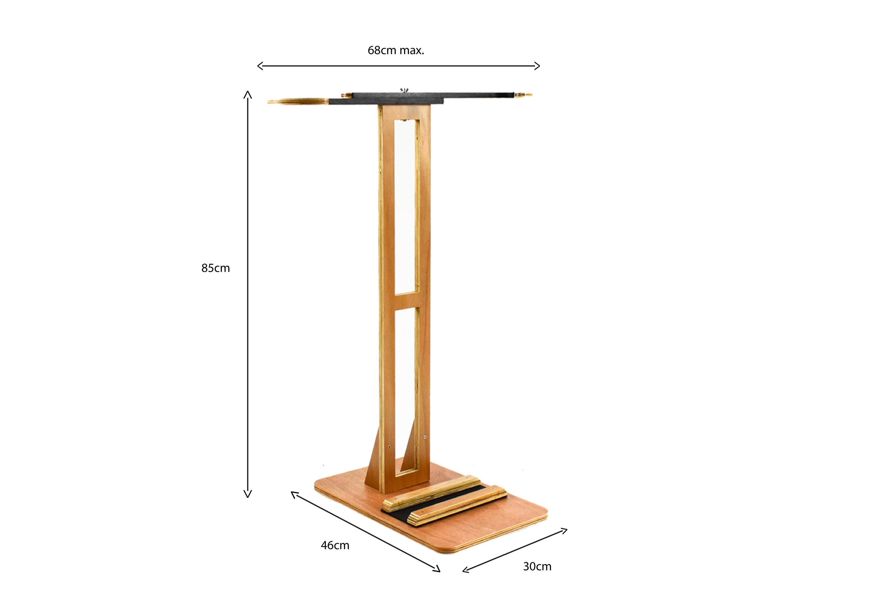 Supporto per tavola da surf in legno 2/5