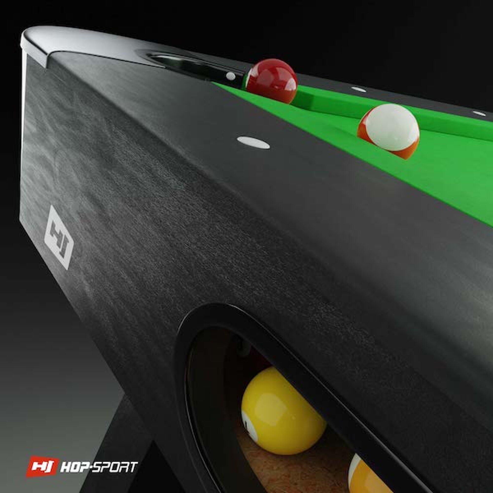 Stół do bilarda Hop-Sport spływowy 8 ft 4/7