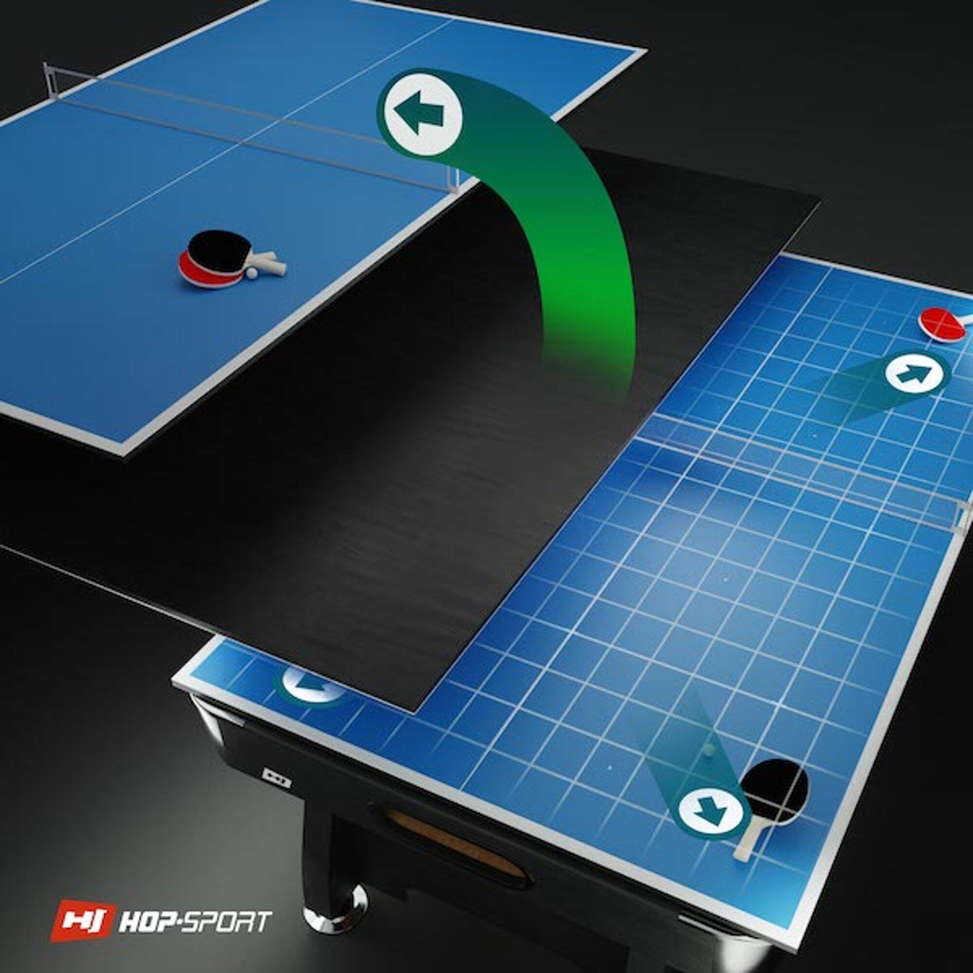Stół do bilarda Hop-Sport spływowy 8 ft 5/7