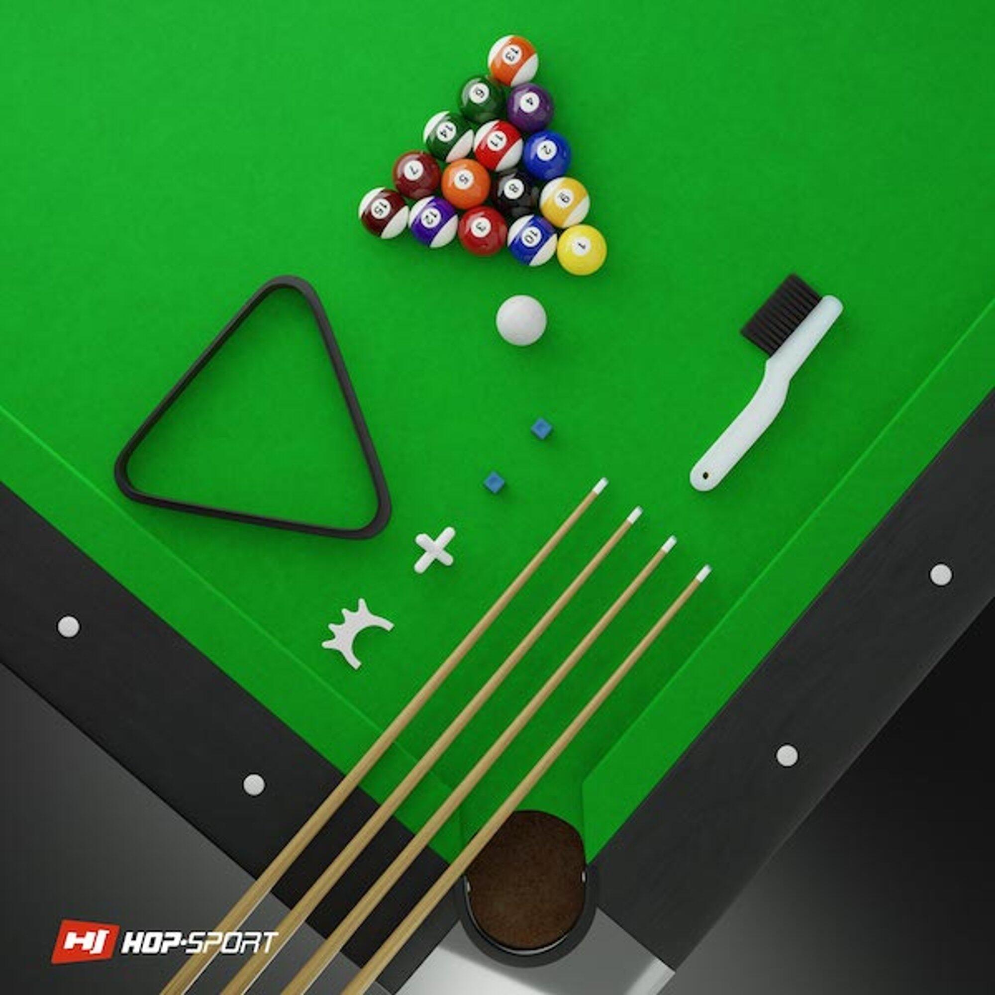 Stół do bilarda Hop-Sport spływowy 8 ft