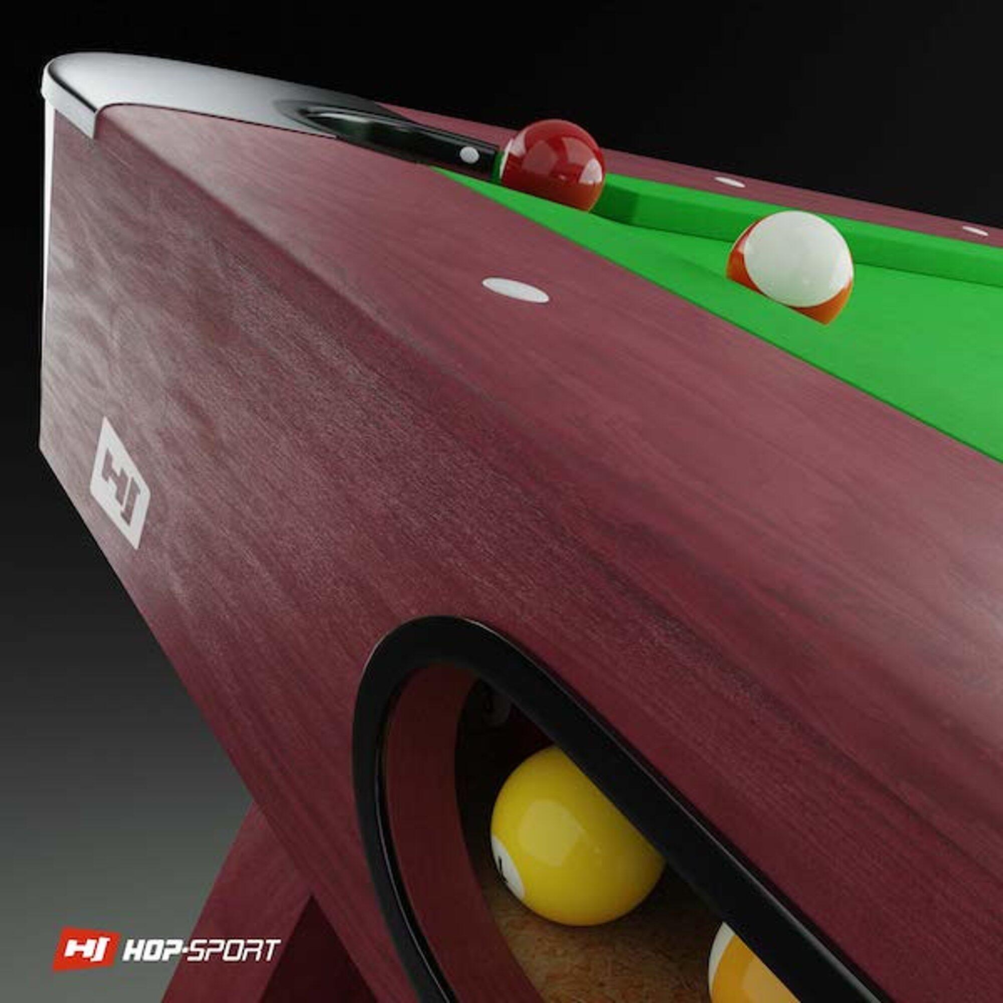 Stół do bilarda Hop-Sport spływowy 7 ft 4/7