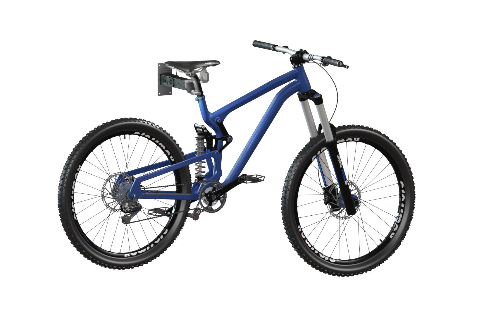 Suporte na parede - suporte de bicicletas montado na parede 2/5