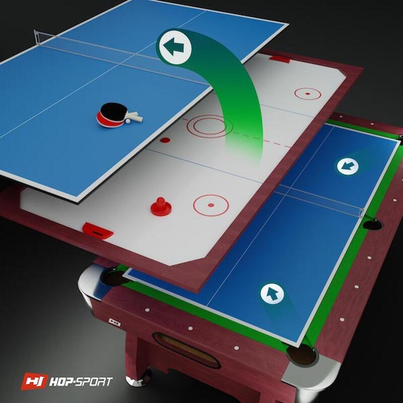 Stół do bilarda Hop-Sport spływowy 8 ft