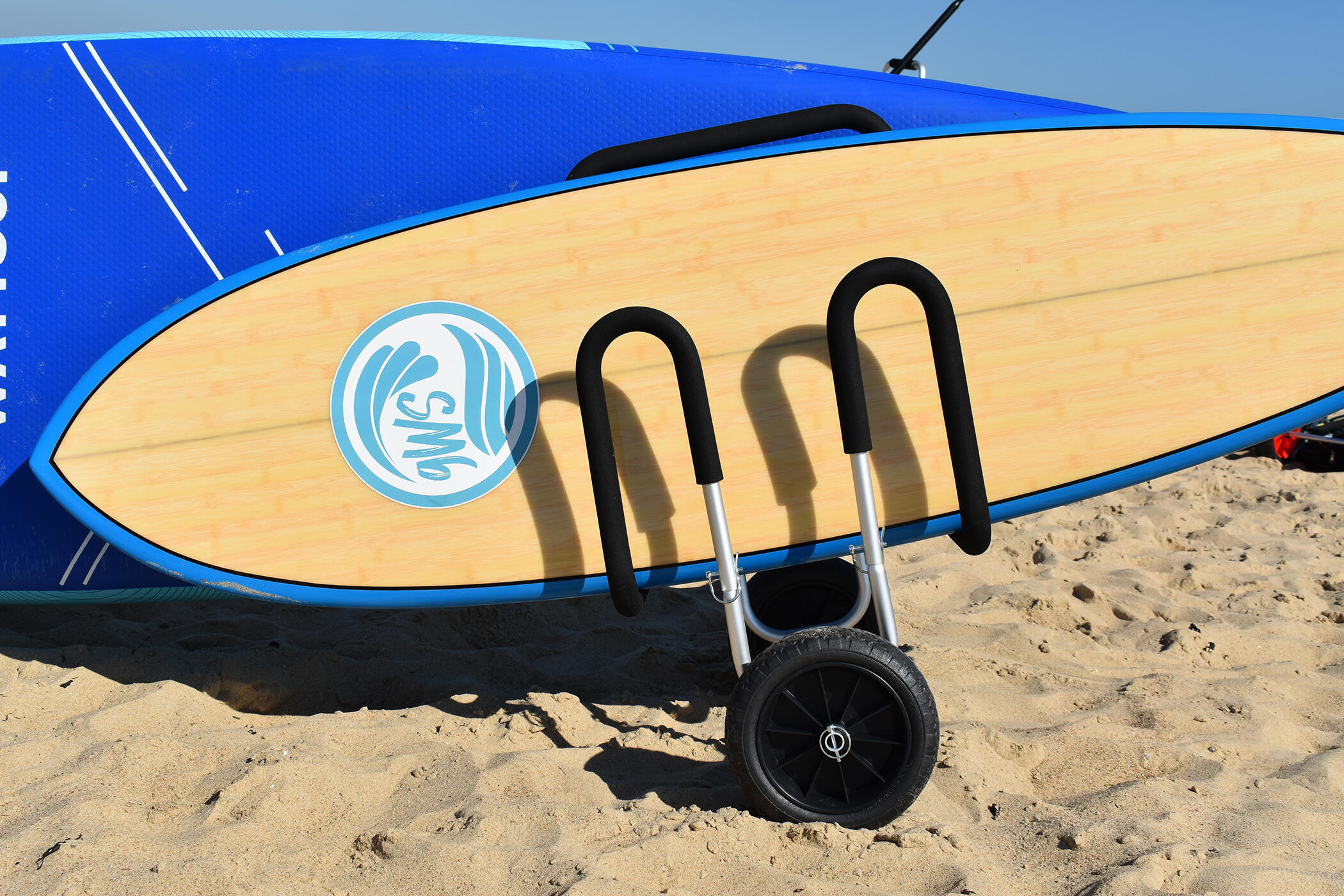 Carrello in alluminio per 2 pagaie - Carrello M 2/5