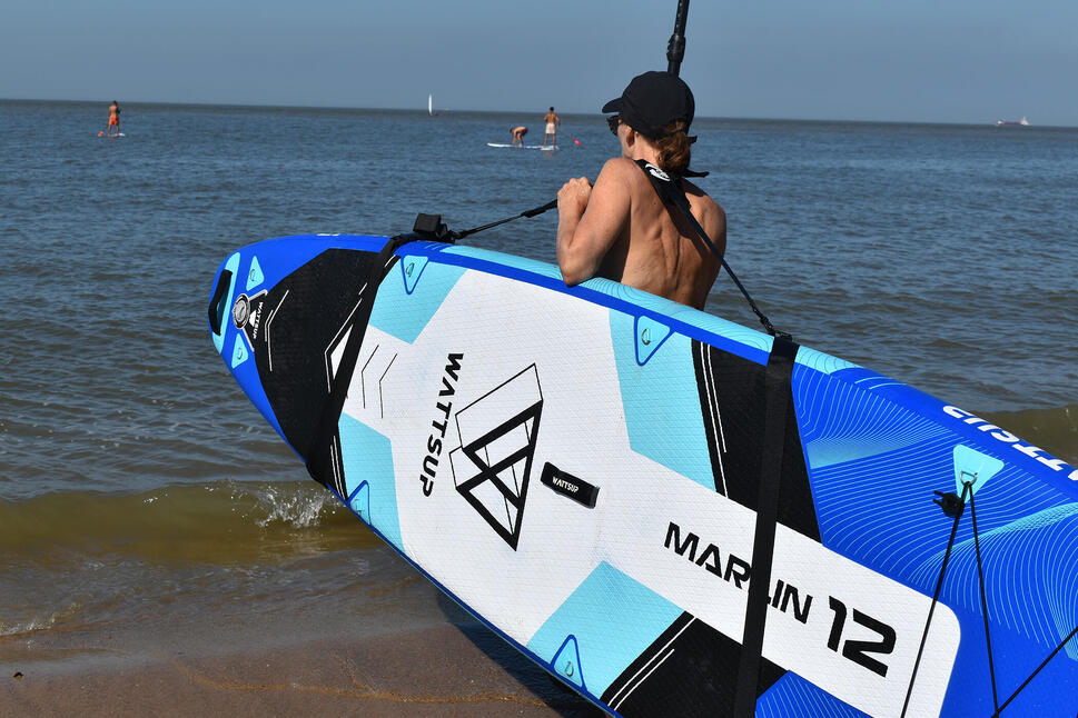 Pasek na ramie do przenoszenia deski surfingowej, longboardu lub wiosla.