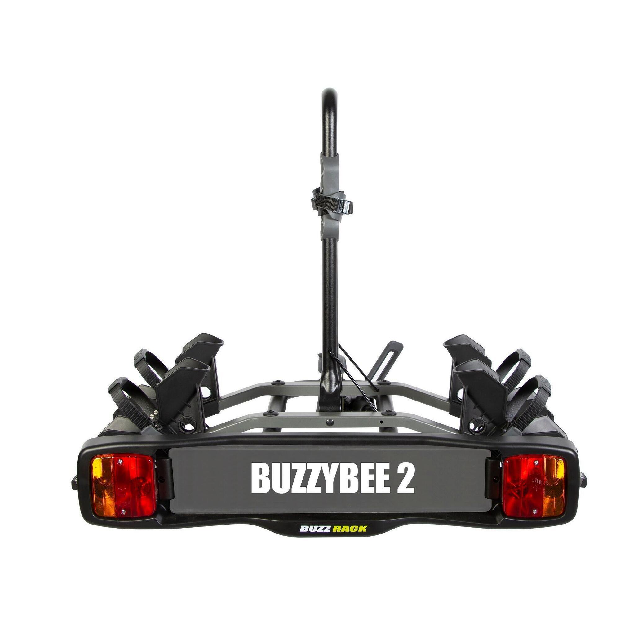 Bagaznik rowerowy na haku z platforma na 2 rowery buzzy bee 2