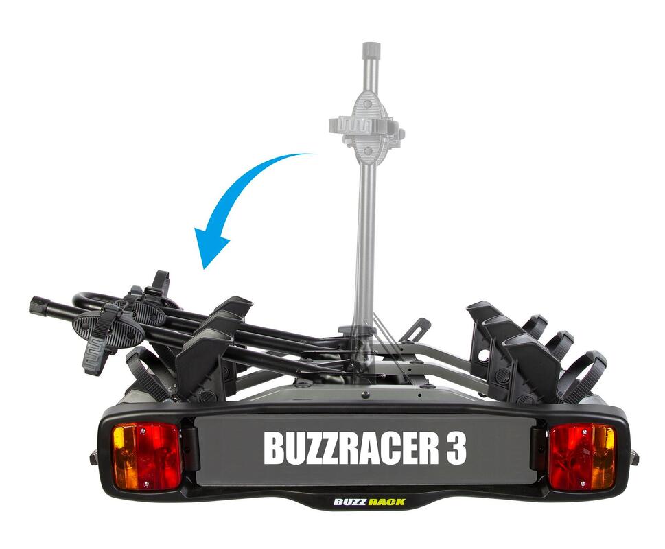 Bagaznik rowerowy na hak Buzzracer 3 - platforma na 3 rowery