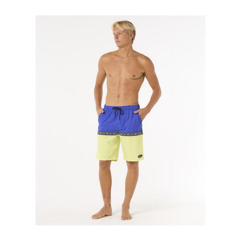 Spodenki surfingowe męskie Rip Curl Raw Energy Split Volley Niebieski