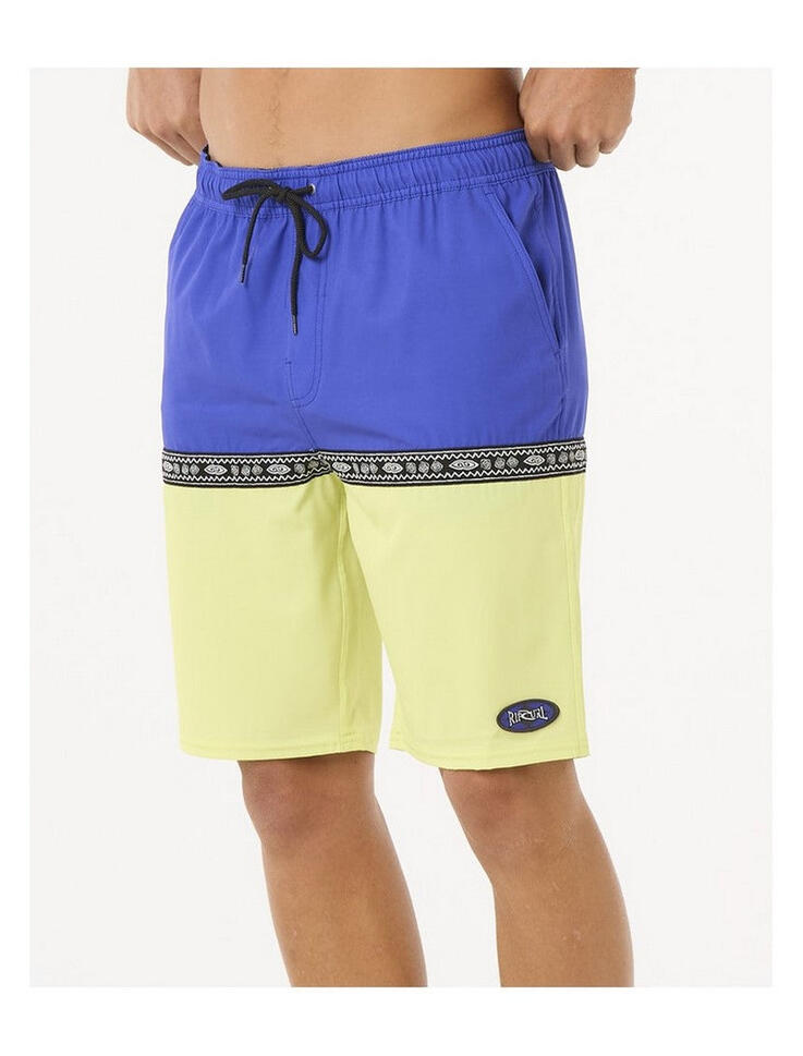 Spodenki surfingowe męskie Rip Curl Raw Energy Split Volley Niebieski