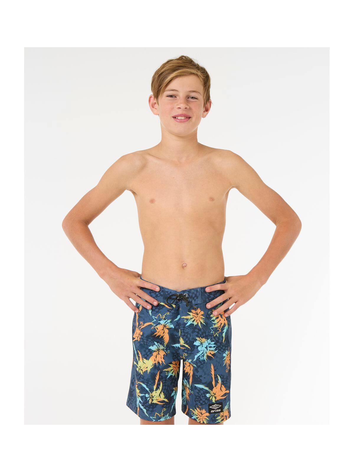 Spodenki surfingowe dla dzieci Rip Curl Mirage Raw Energy - Boy Granatowy 4/7
