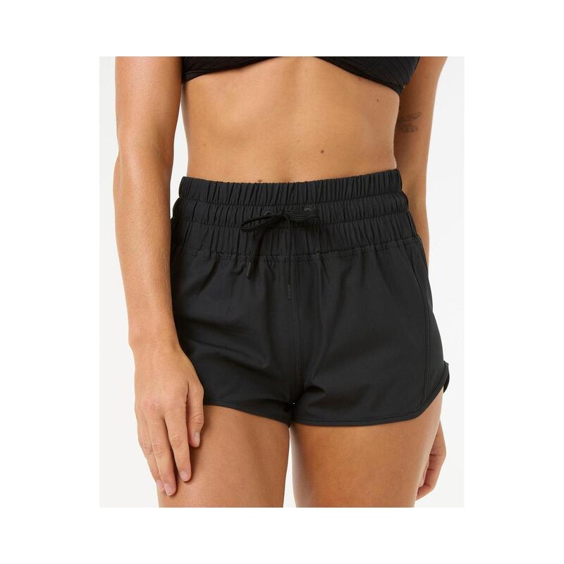 Spodenki surfingowe damskie Rip Curl High Waist Retro Volley 3" Czarny