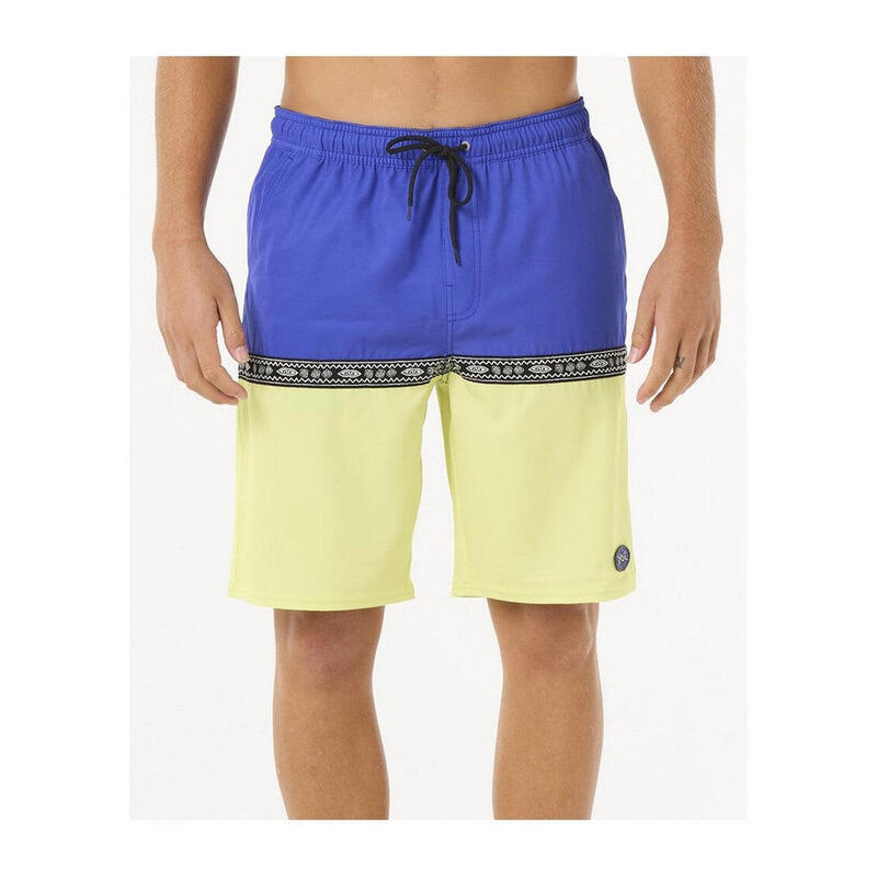 Spodenki surfingowe męskie Rip Curl Raw Energy Split Volley Niebieski