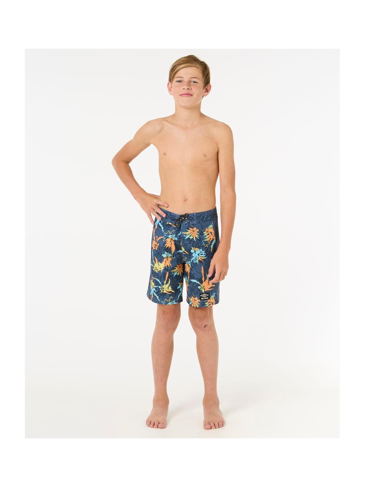 Spodenki surfingowe dla dzieci Rip Curl Mirage Raw Energy - Boy Granatowy 5/7
