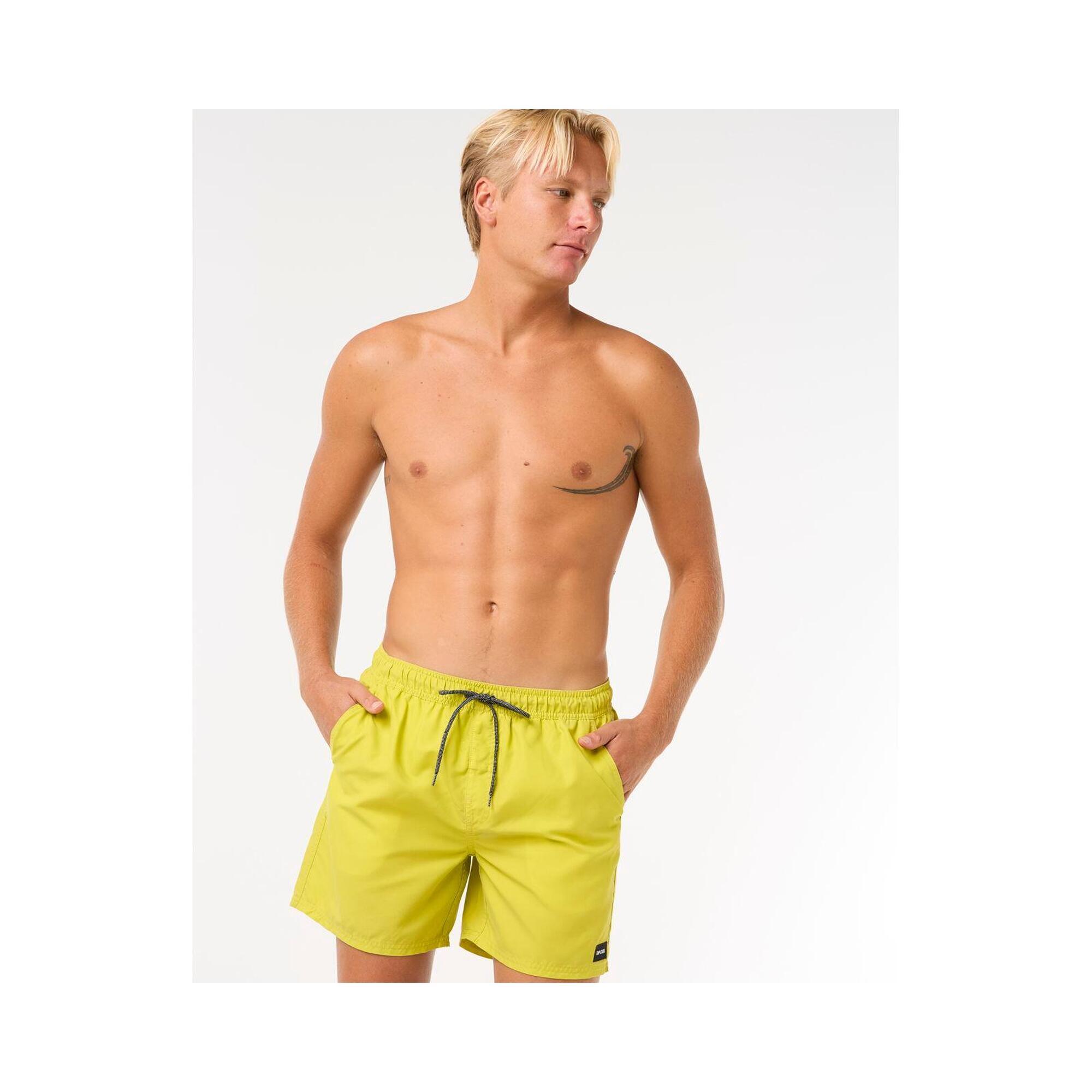 Spodenki surfingowe męskie Rip Curl Easy Living Volley Żółty