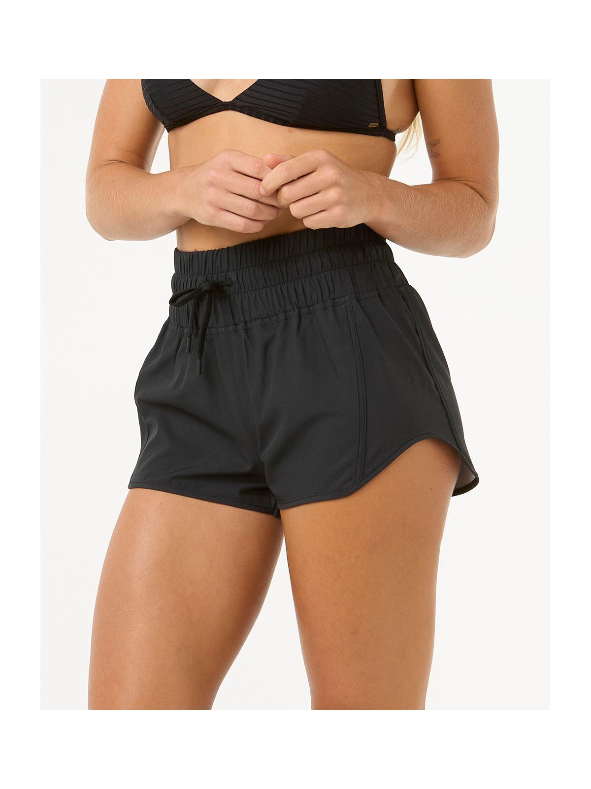 Spodenki surfingowe damskie Rip Curl High Waist Retro Volley 3" Czarny 2/6