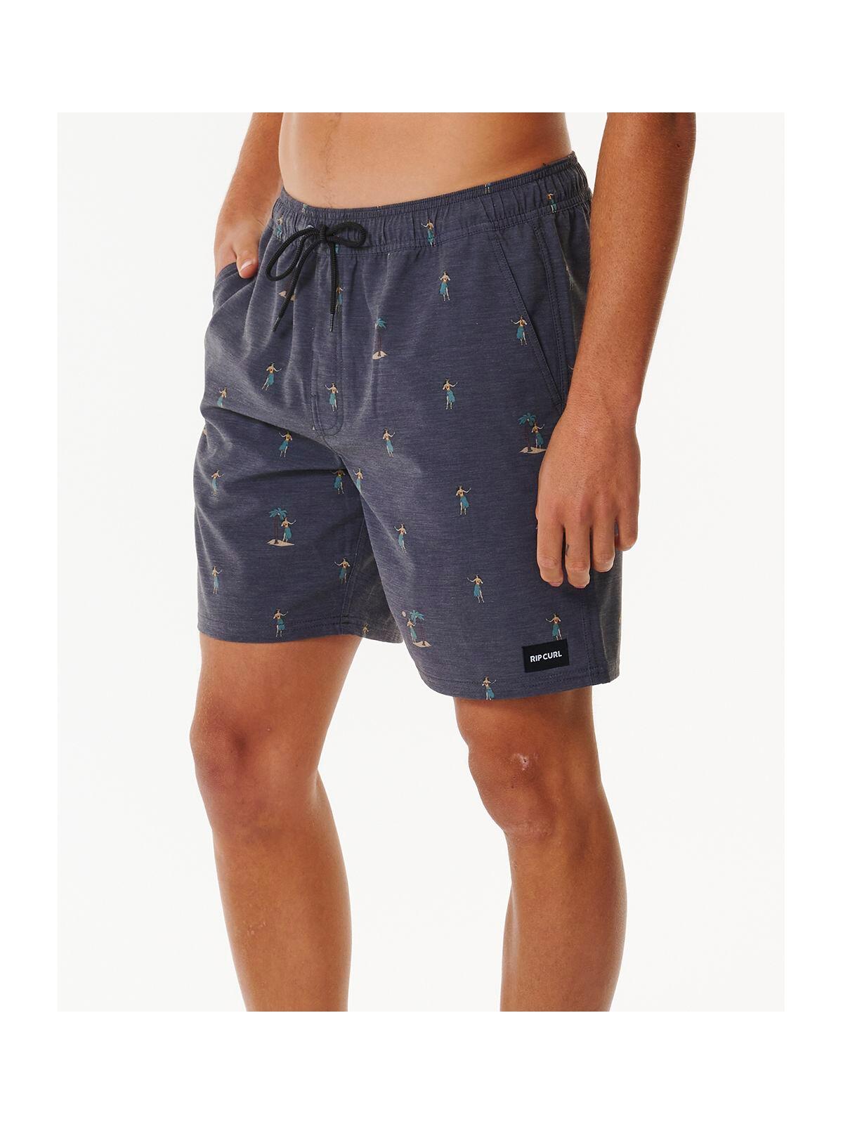 Spodenki surfingowe męskie Rip Curl Hula Breach Volley Czarny 2/7