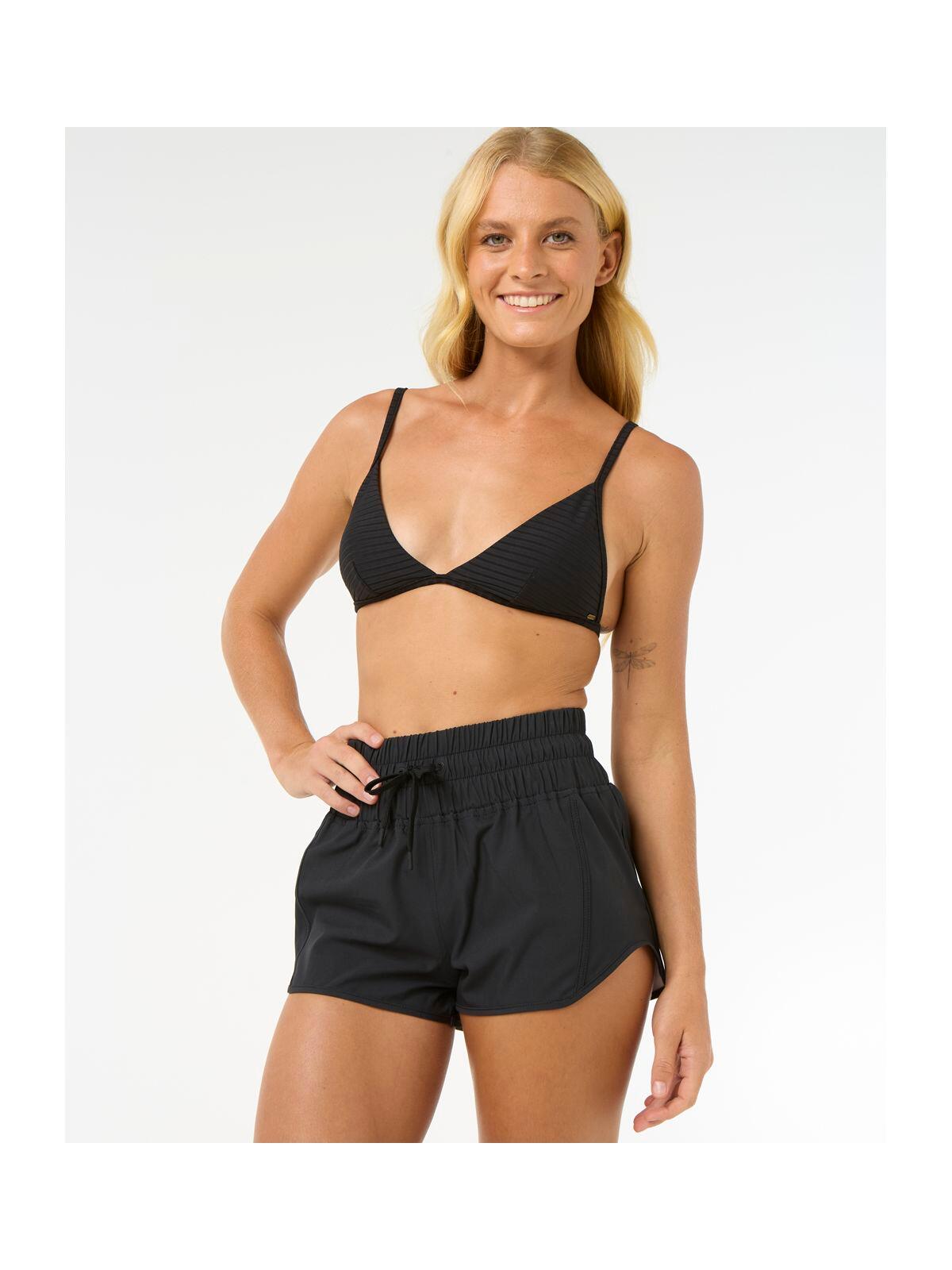Spodenki surfingowe damskie Rip Curl High Waist Retro Volley 3" Czarny 3/6