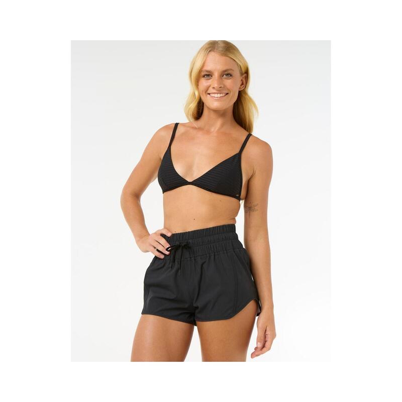 Spodenki surfingowe damskie Rip Curl High Waist Retro Volley 3" Czarny