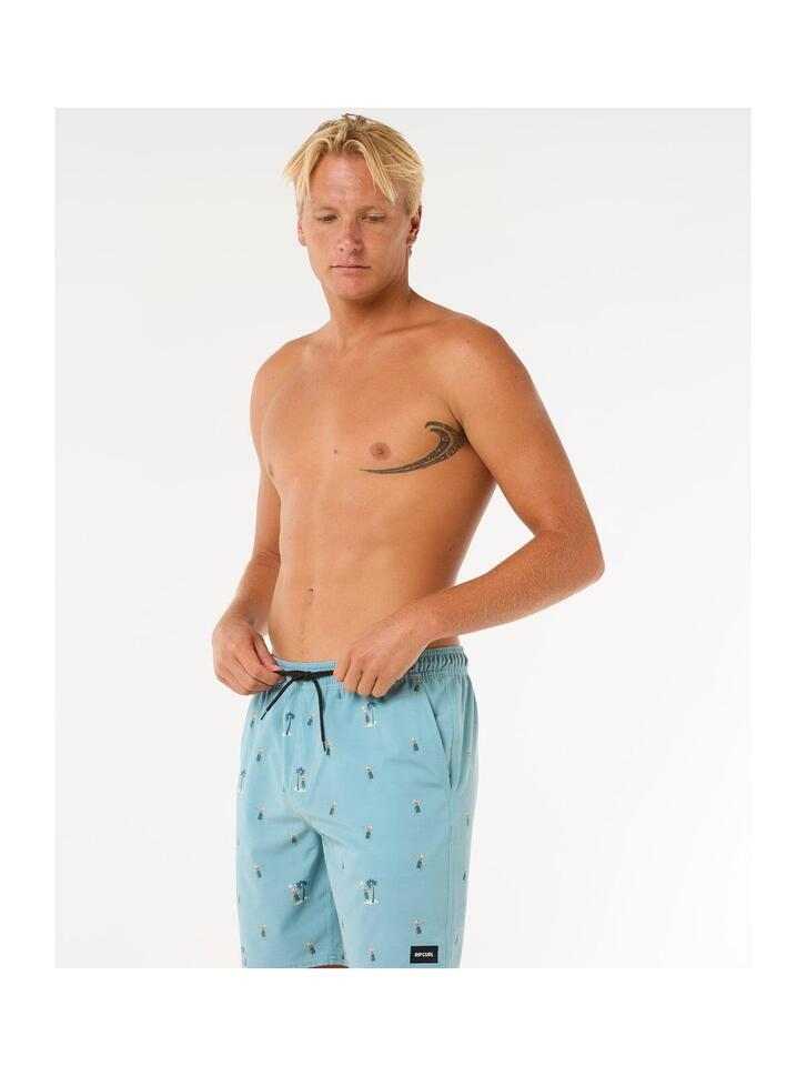 Spodenki surfingowe męskie Rip Curl Hula Breach Volley Niebieski