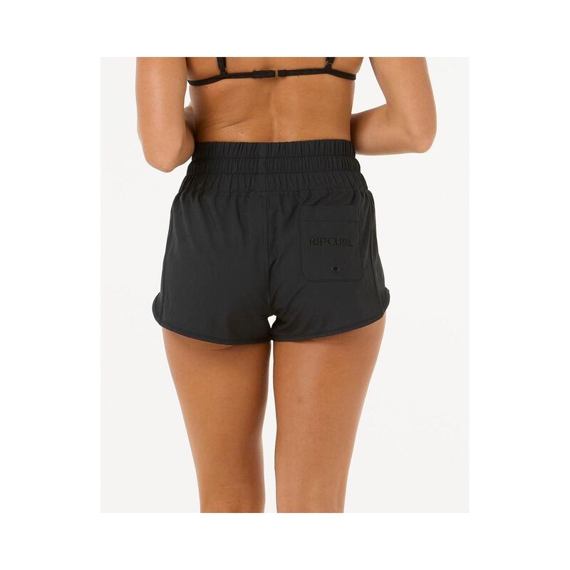 Spodenki surfingowe damskie Rip Curl High Waist Retro Volley 3" Czarny
