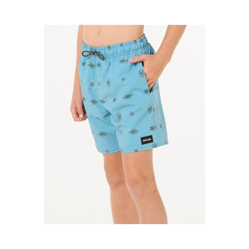 Spodenki surfingowe dla dzieci Rip Curl Fun Times Volley-Boy Niebieski