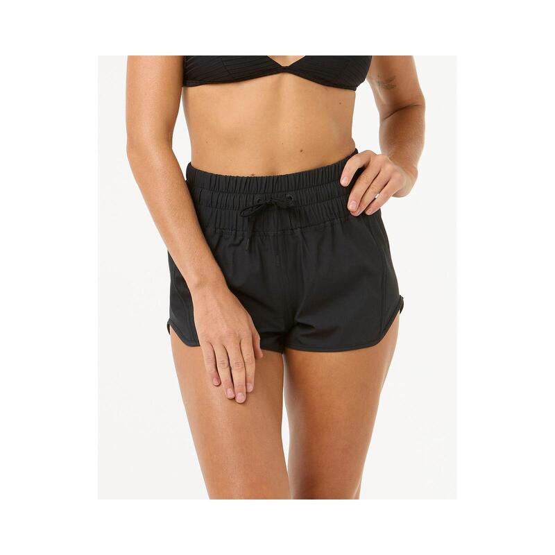 Spodenki surfingowe damskie Rip Curl High Waist Retro Volley 3" Czarny