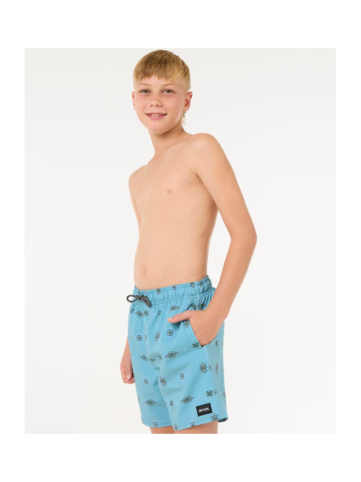 Spodenki surfingowe dla dzieci Rip Curl Fun Times Volley-Boy Niebieski 3/6