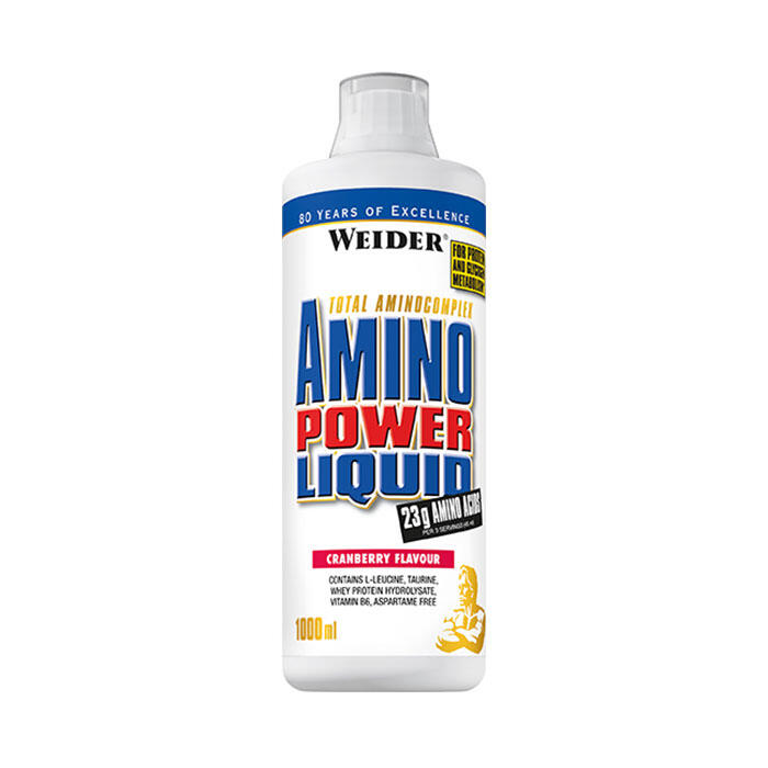 WEIDER Amino Power Liquid | 1L | Cranberry